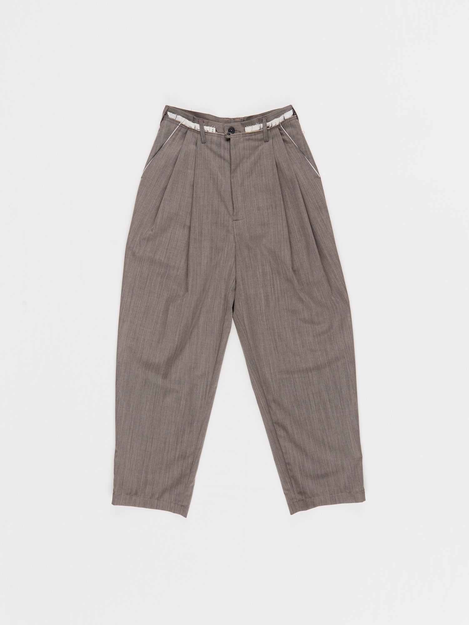 CF.23.06.03.01 SUIT PANTS tropical wool brown melange