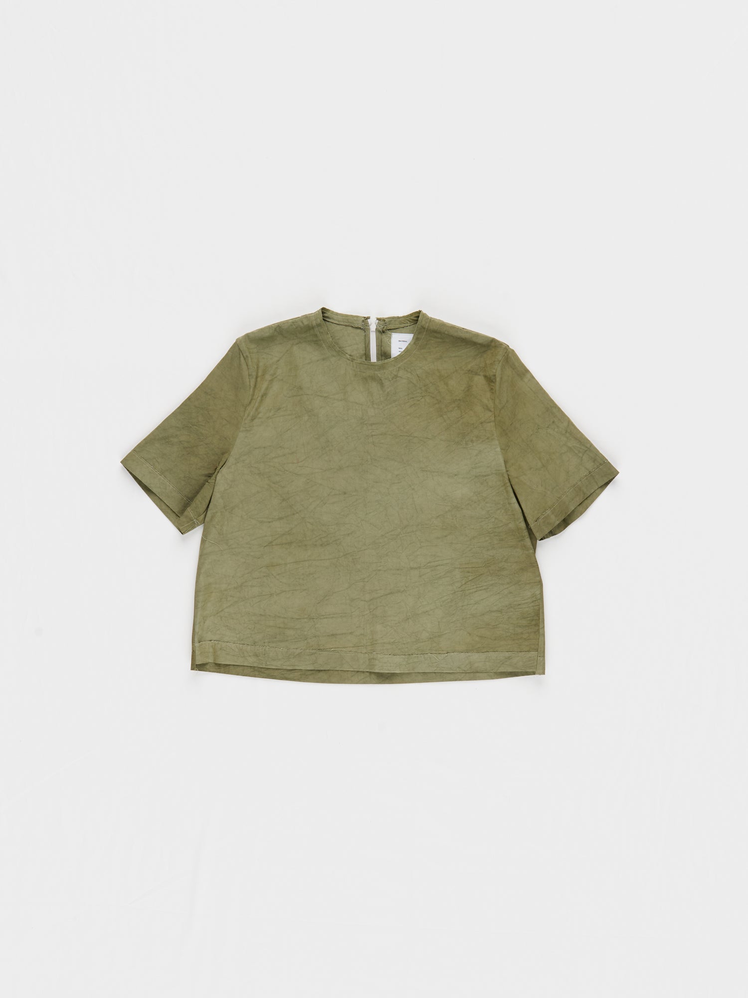CF.23.05.03.01 NORMAL TEE TOP viscose green sage