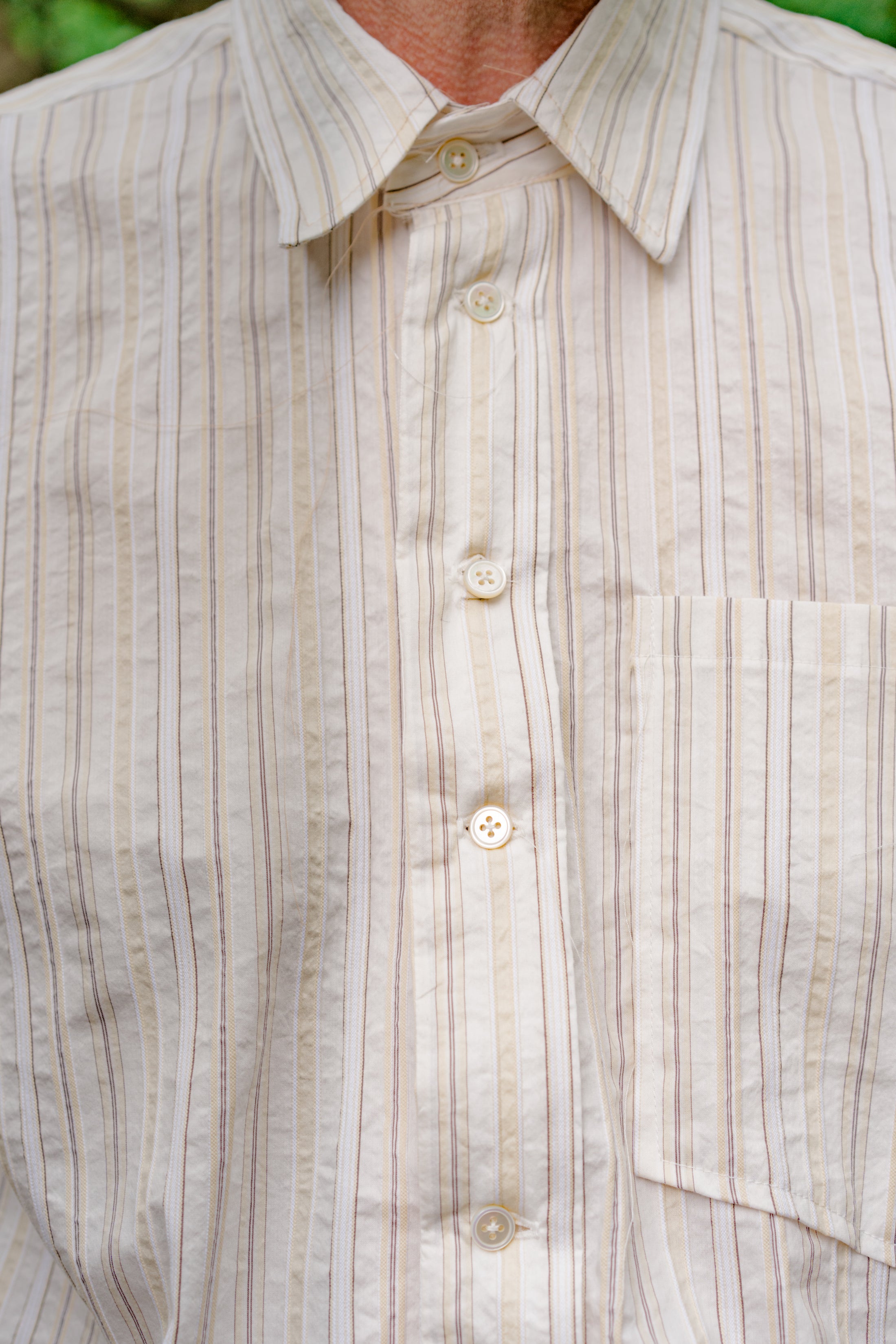 CF.19.04.01.02 BASIC SHIRT off-white stripe